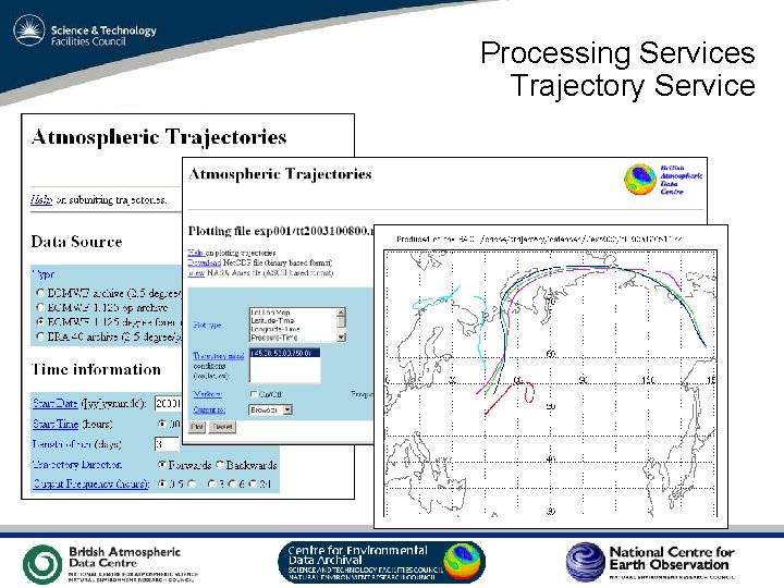 Processing Services Trajectory Service VO Sandpit, November 2009 