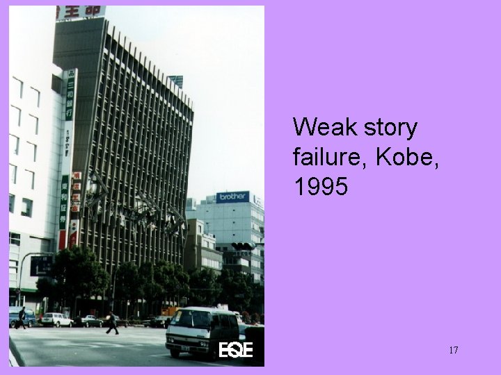 Weak story failure, Kobe, 1995 17 