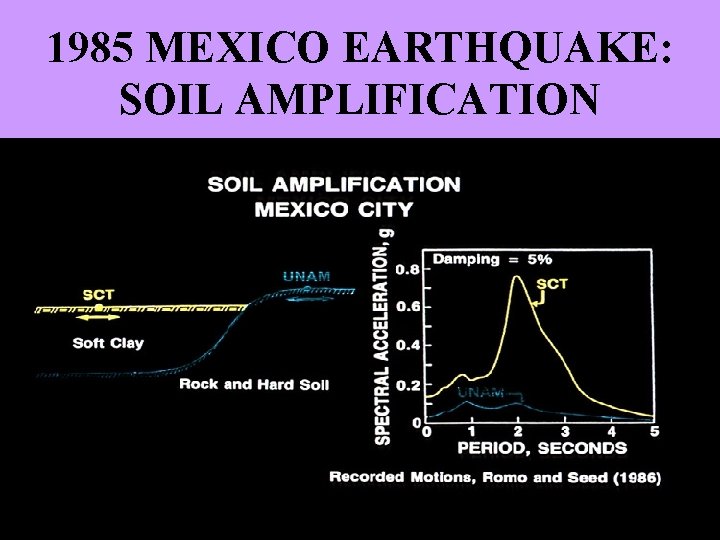 1985 MEXICO EARTHQUAKE: SOIL AMPLIFICATION 31 