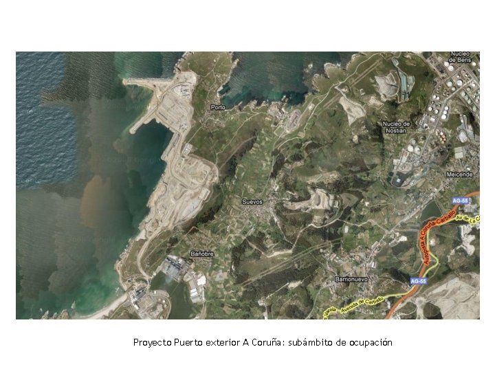 Proyecto Puerto exterior A Coruña: subámbito de ocupación 