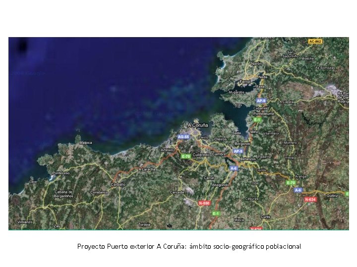 Proyecto Puerto exterior A Coruña: ámbito socio-geográfico poblacional 
