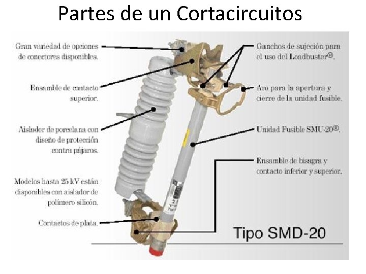 Partes de un Cortacircuitos 