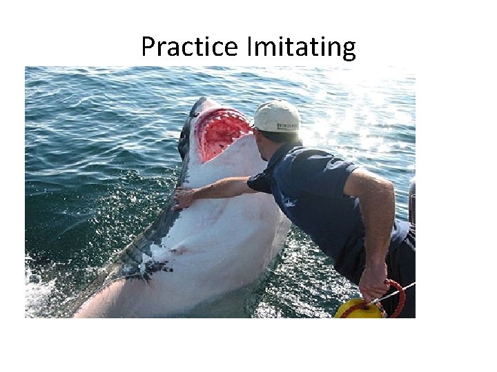 Practice Imitating 