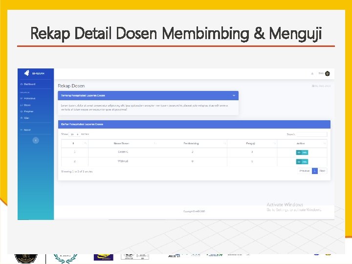 Rekap Detail Dosen Membimbing & Menguji 