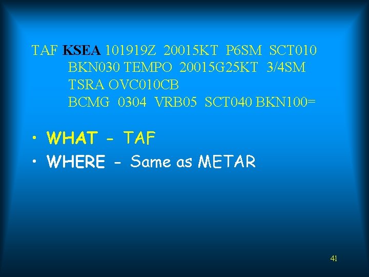 TAF KSEA 101919 Z 20015 KT P 6 SM SCT 010 BKN 030 TEMPO