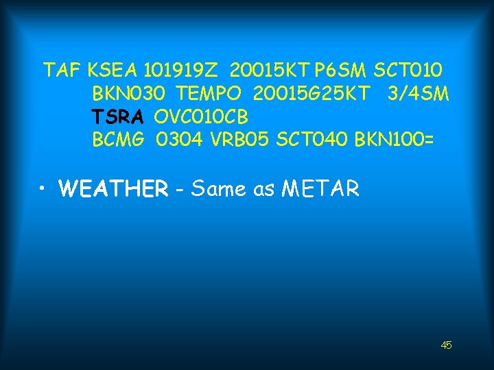 TAF KSEA 101919 Z 20015 KT P 6 SM SCT 010 BKN 030 TEMPO