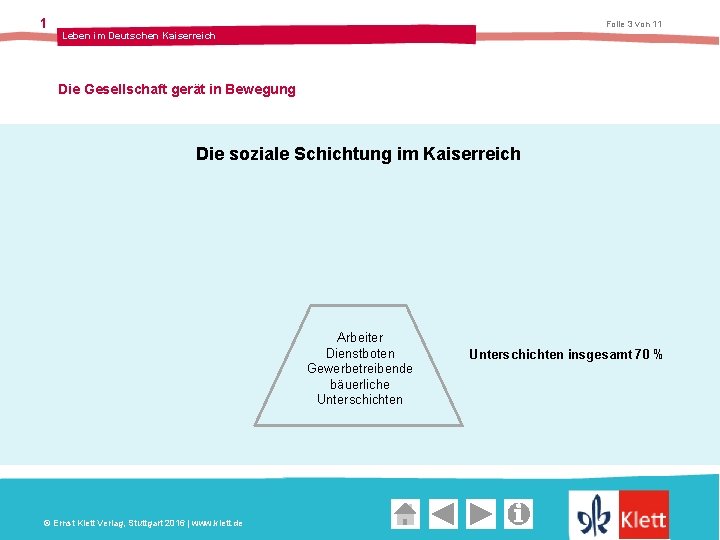 1 Folie 3 von 11 Leben im Deutschen Kaiserreich Die Gesellschaft gerät in Bewegung