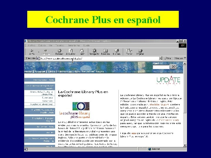 Cochrane Plus en español 