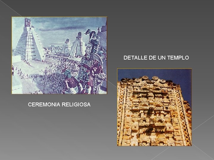 DETALLE DE UN TEMPLO CEREMONIA RELIGIOSA 