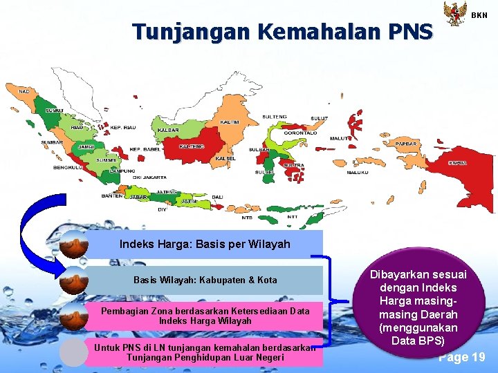 BKN Tunjangan Kemahalan PNS Indeks Harga: Basis per Wilayah Basis Wilayah: Kabupaten & Kota