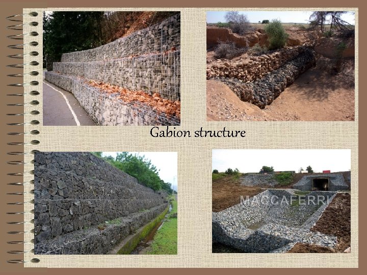 Gabion structure 