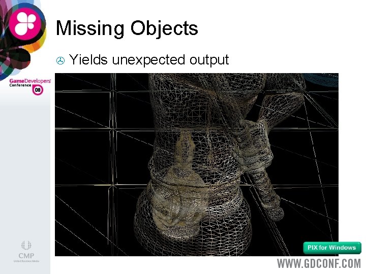 Missing Objects > Yields unexpected output 