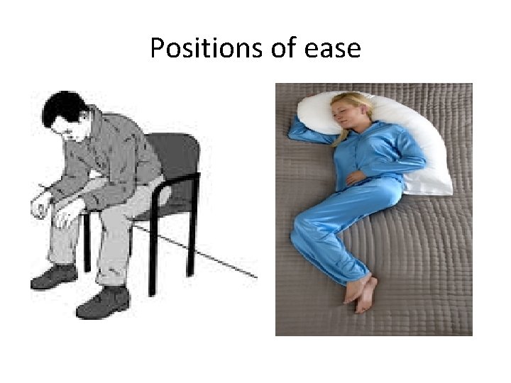 Positions of ease Positions of ease