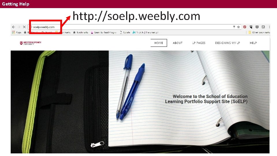 Getting Help http: //soelp. weebly. com 