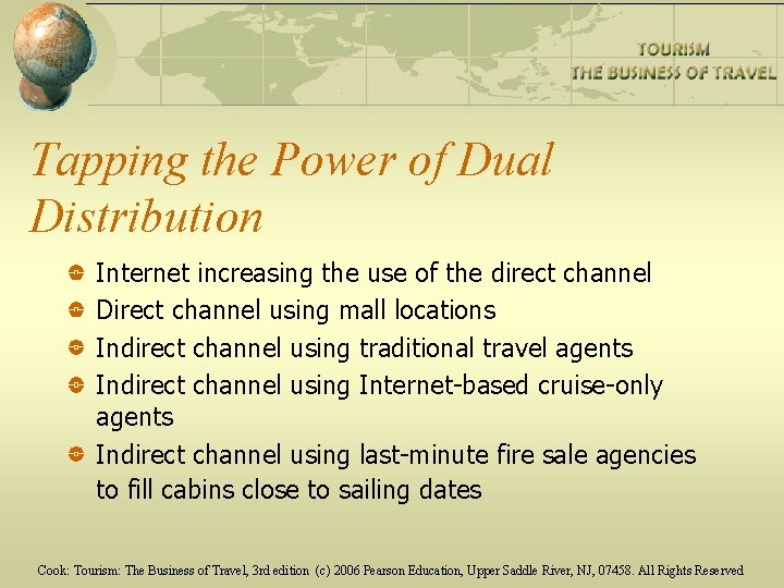 Tapping the Power of Dual Distribution Internet increasing the use of the direct channel