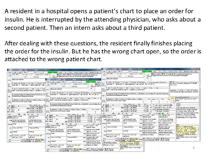 A resident in a hospital opens a patient’s chart to place an order for