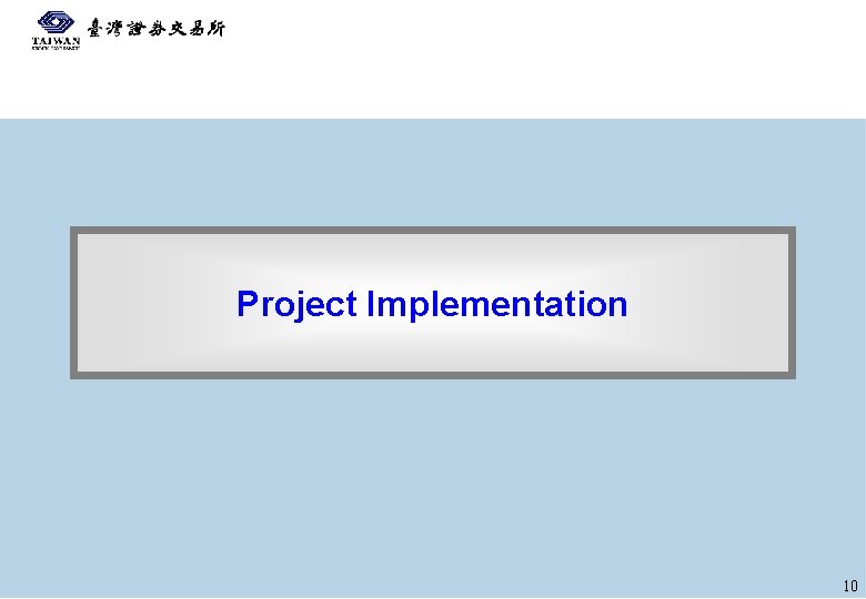 Project Implementation 10 