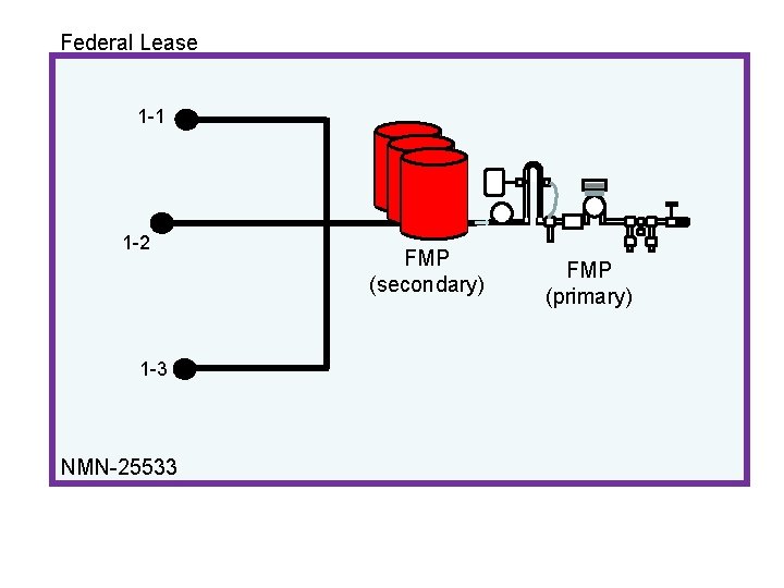 Federal Lease 1 -1 1 -2 1 -3 NMN-25533 FMP (secondary) FMP (primary) 