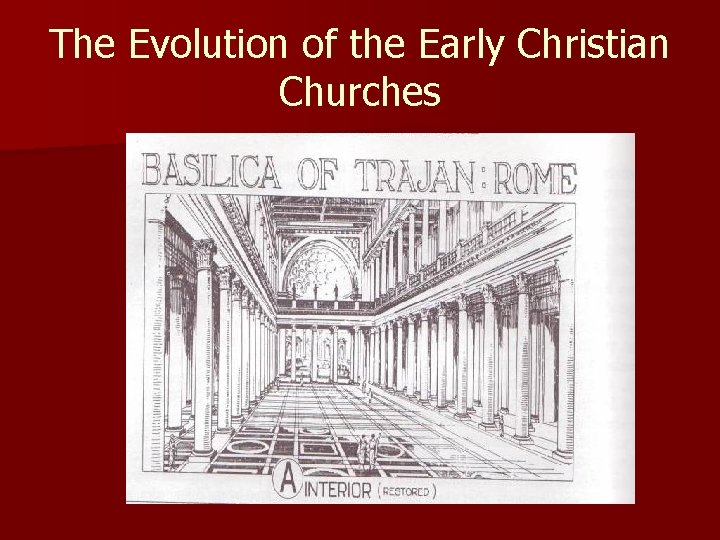 The Evolution of the Early Christian Churches 