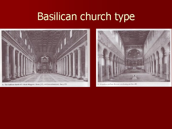 Basilican church type 