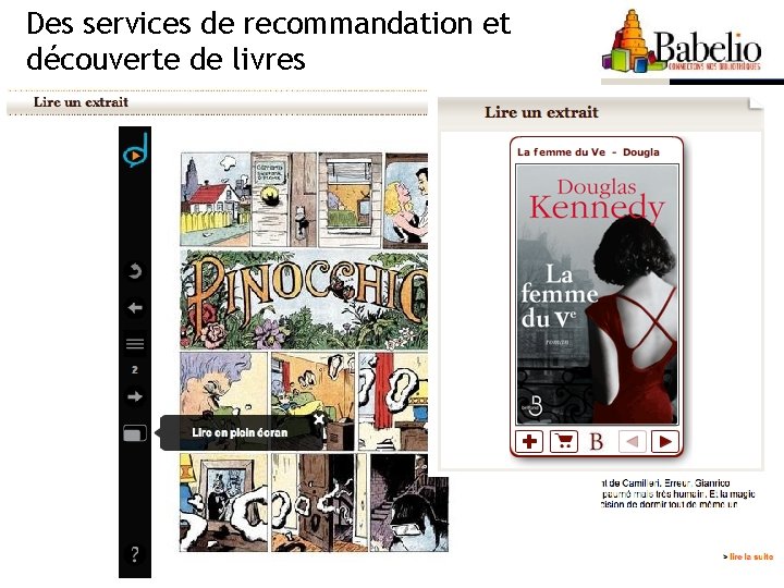 Des services de recommandation et découverte de livres 7 