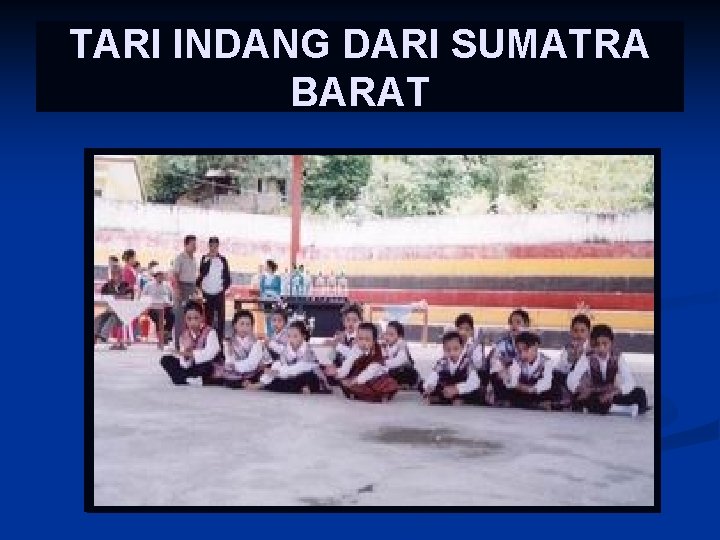 TARI INDANG DARI SUMATRA BARAT 