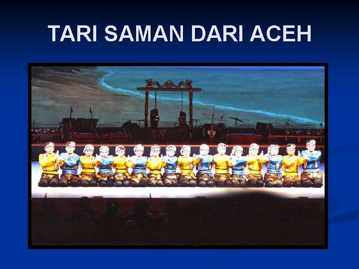 TARI SAMAN DARI ACEH 