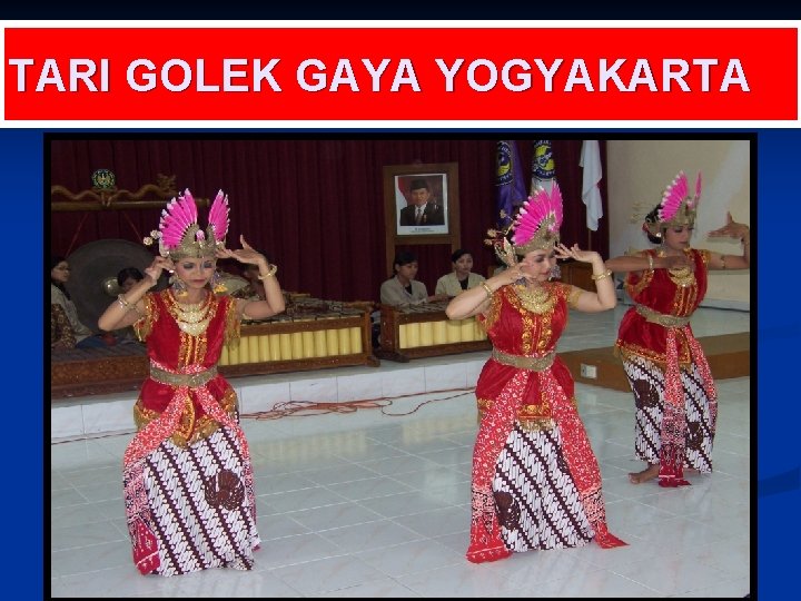 TARI GOLEK GAYA YOGYAKARTA 