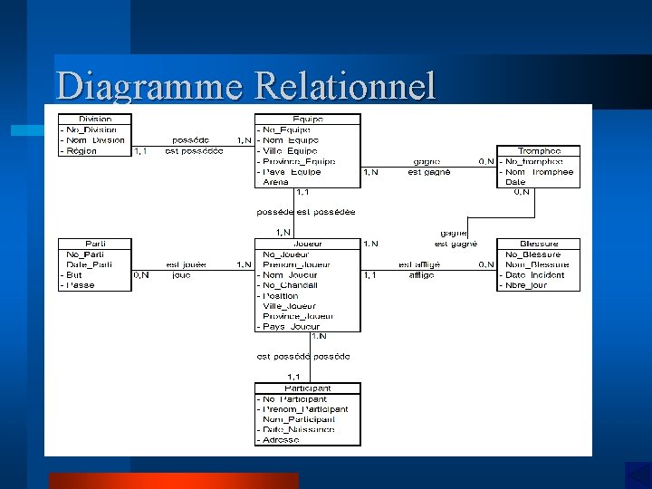 Diagramme Relationnel 