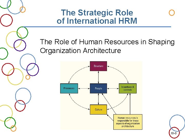 The Strategic Role of International HRM The Role of Human Resources in Shaping Organization