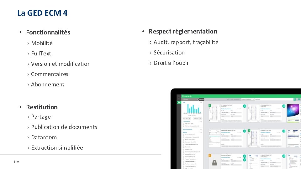 La GED ECM 4 • Fonctionnalités › Mobilité › Audit, rapport, traçabilité › Full.