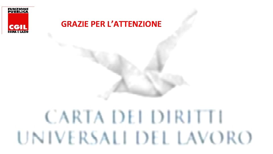 GRAZIE PER L’ATTENZIONE 