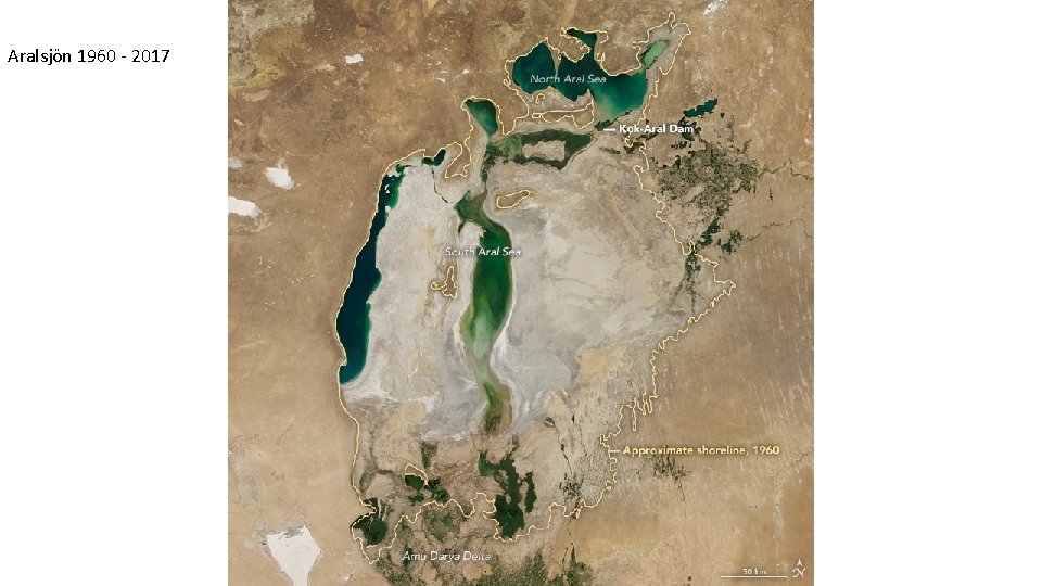 Aralsjön 1960 - 2017 