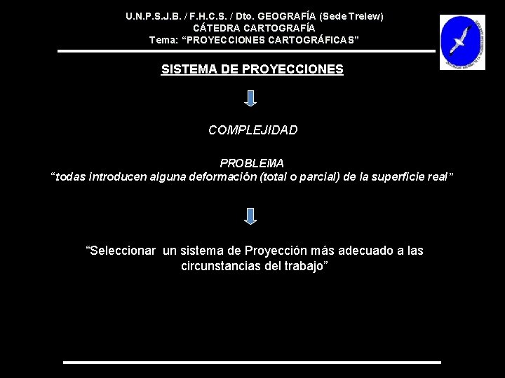 U. N. P. S. J. B. / F. H. C. S. / Dto. GEOGRAFÍA U. N. P. S. J. B. / F. H. C. S. / Dto. GEOGRAFÍA