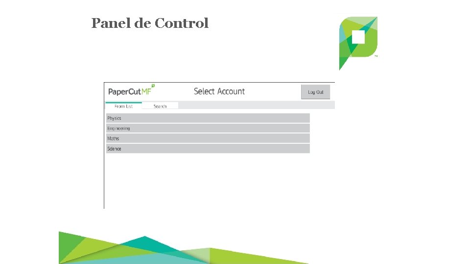 Panel de Control 