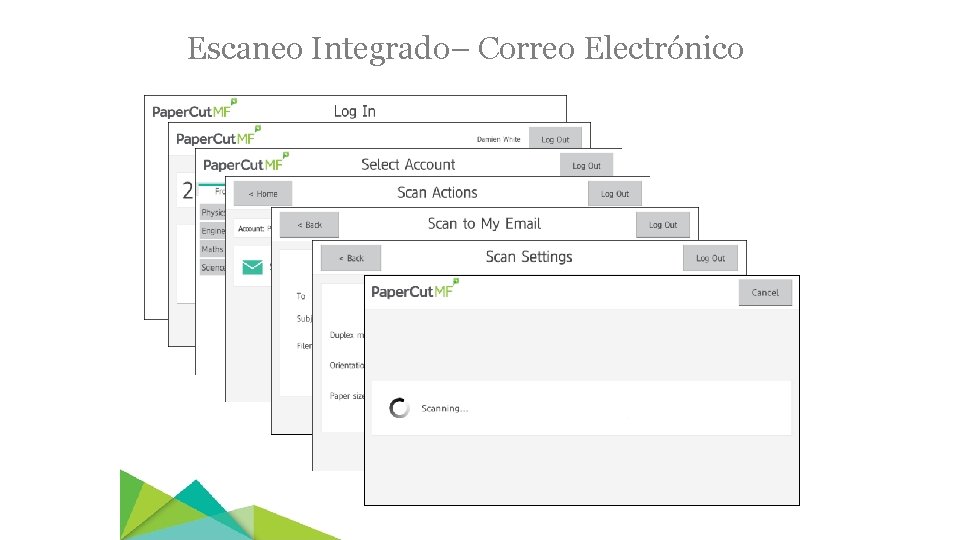 Escaneo Integrado– Correo Electrónico 