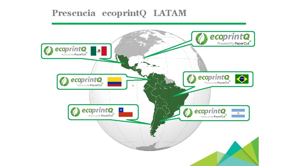 Presencia ecoprint. Q LATAM 