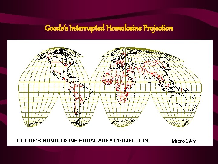 Goode’s Interrupted Homolosine Projection 