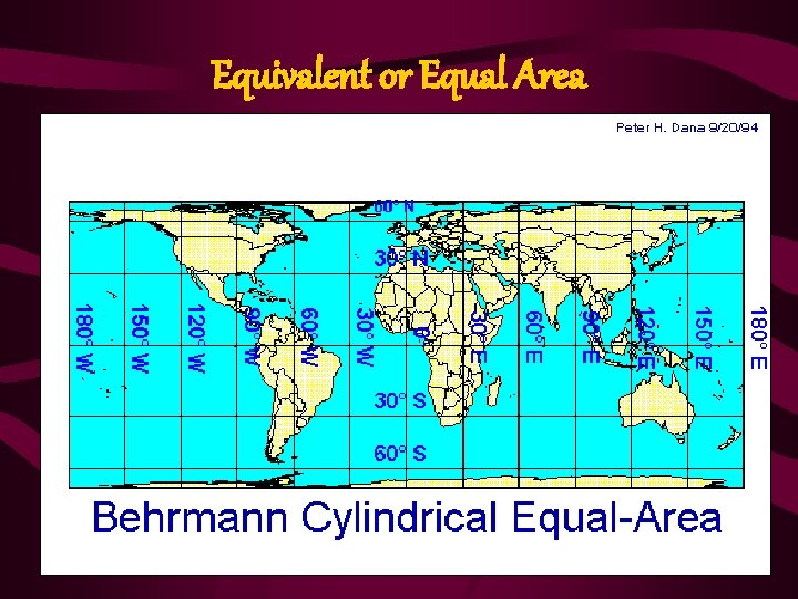 Equivalent or Equal Area 