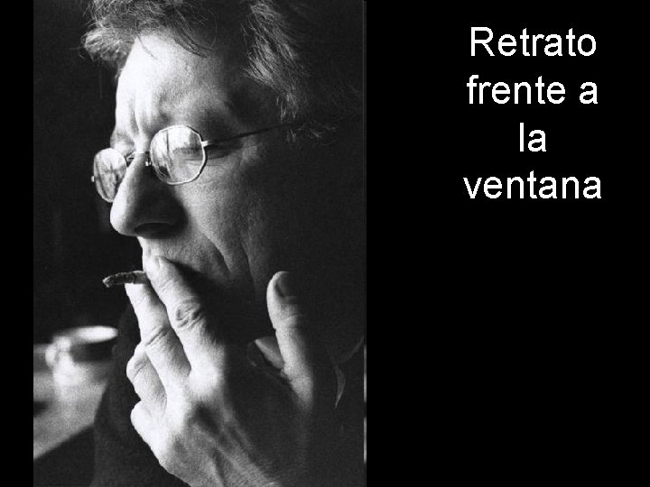 Retrato frente a la ventana 