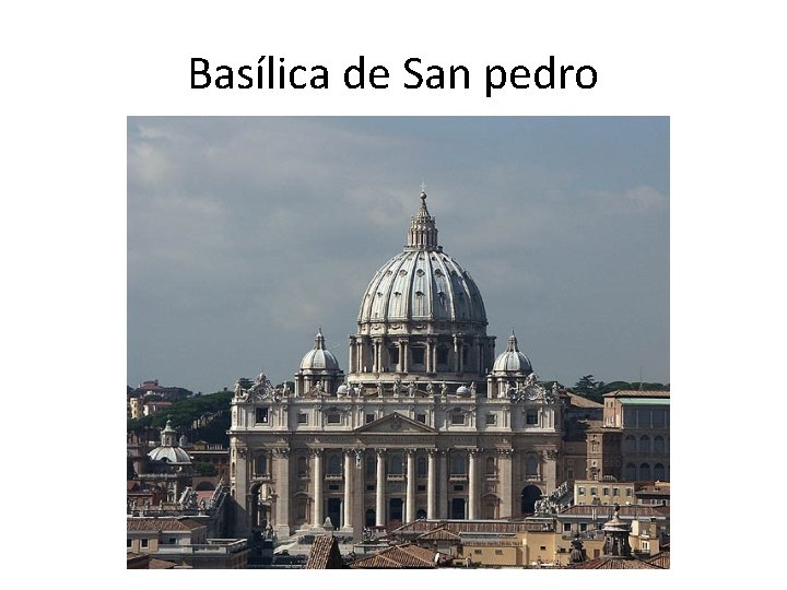 Basílica de San pedro 