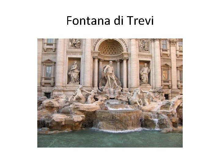 Fontana di Trevi 