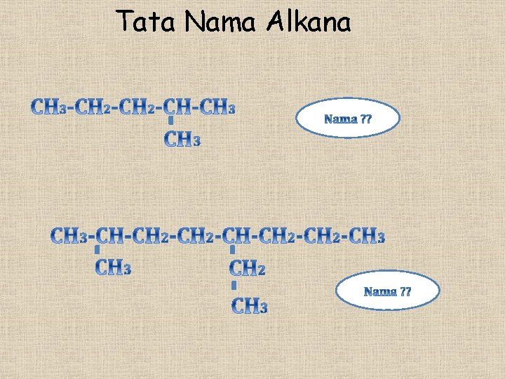Tata Nama Alkana 