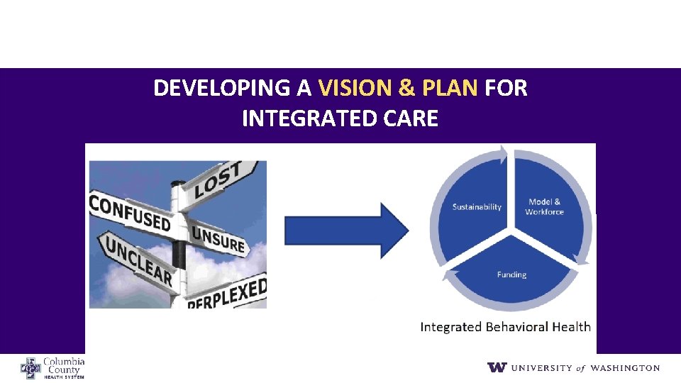 DEVELOPING A VISION & PLAN FOR INTEGRATED CARE 