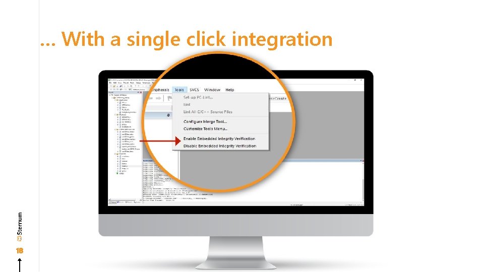 … With a single click integration 18 