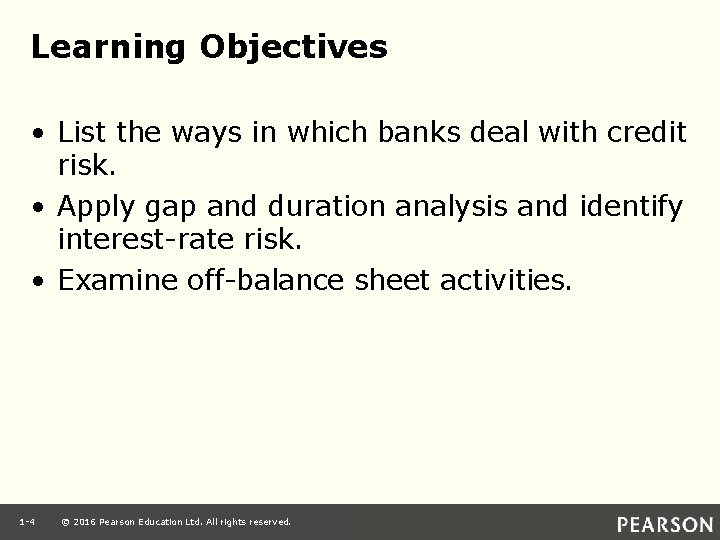 Chapter 9 Banking and the Management of Financial