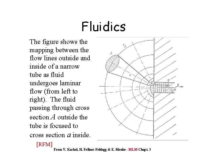 Fluidics The figure shows the mapping between the flow lines outside and inside of Fluidics The figure shows the mapping between the flow lines outside and inside of