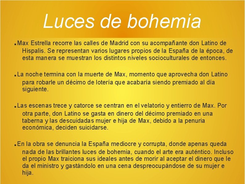 Luces de bohemia. Max Estrella recorre las calles de Madrid con su acompañante don