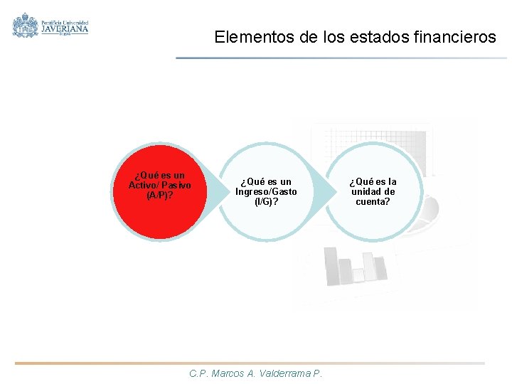 Elementos de los estados financieros ¿Qué es un Activo/ Pasivo (A/P)? ¿Qué es un