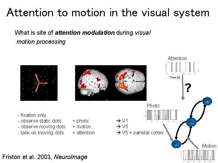 Attention to motion in the visual system What is site of attention modulation during